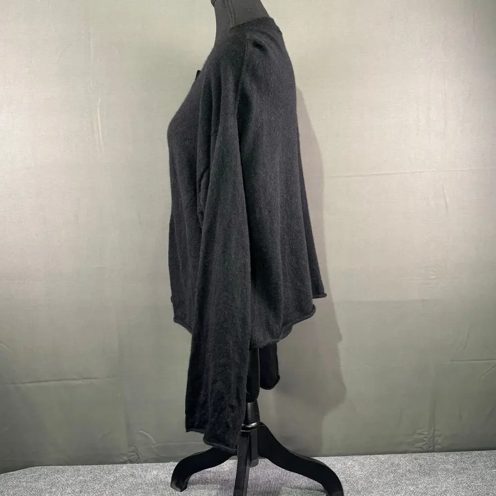 Sofie D’Hoore Sweater Women’s M 100% Cashmere Cardigan Quiet Luxury Soft Black - Picture 2 of 13